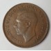 AUSTRALIA 1950 . ONE 1 PENNY . ERROR . DOUBLE DATE